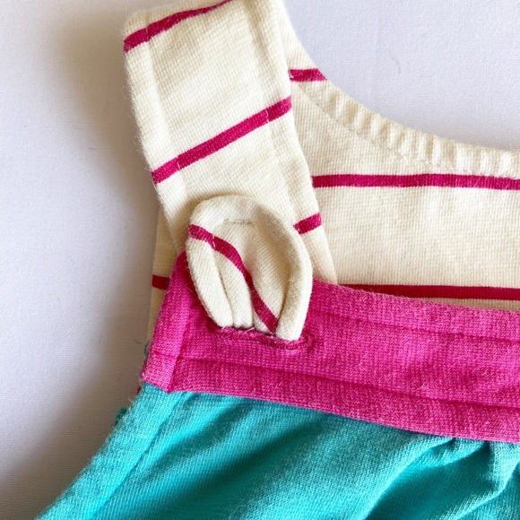 MEC new without tags size 6 girls teal and pink dress with pockets - Picture 2 of 4